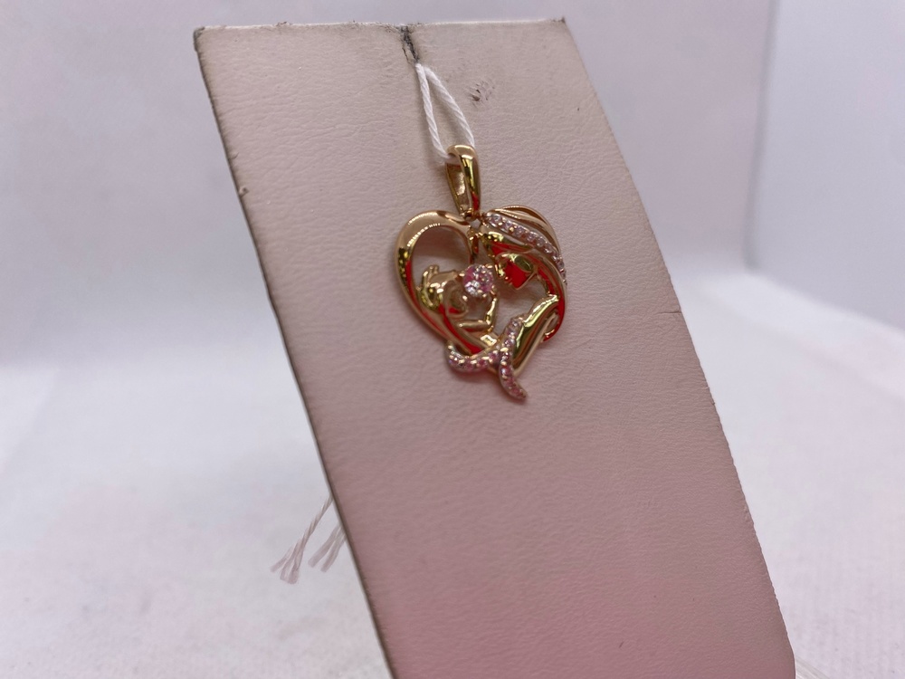 ПОДКМИ585 ПОДВЕСКА С КАМНЯМИ (Au 585)