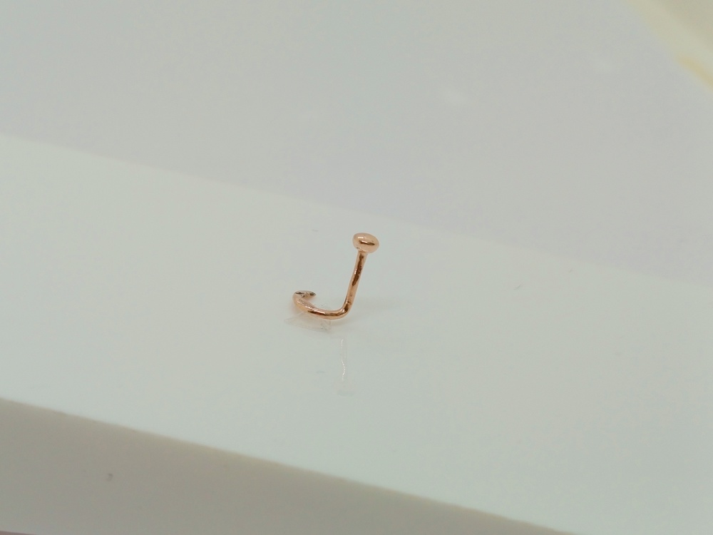 ПИРСИНГ С КАМНЕМ (Au 585)