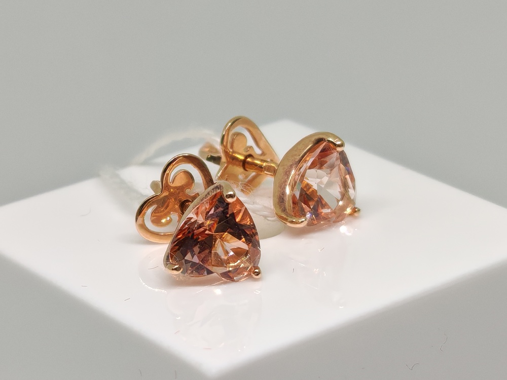 СПУС585 СЕРЬГИ ПУСЕТЫ (Au 585)