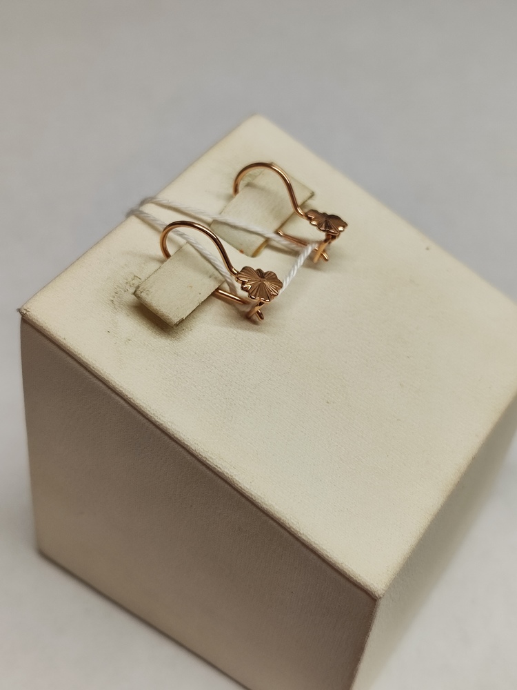 СБКМ585 СЕРЬГИ БЕЗ КАМНЯ (Au 585) СБКМ585 СЕРЬГИ БЕЗ КАМНЯ (Au 585)