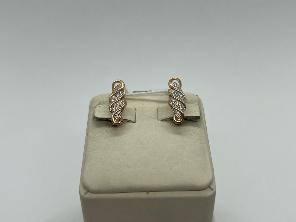 СЕРЬГИ С КАМНЯМИ (Au 585)