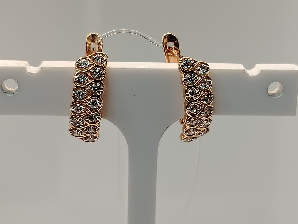 СЕРЬГИ С КАМНЯМИ (Au 585)