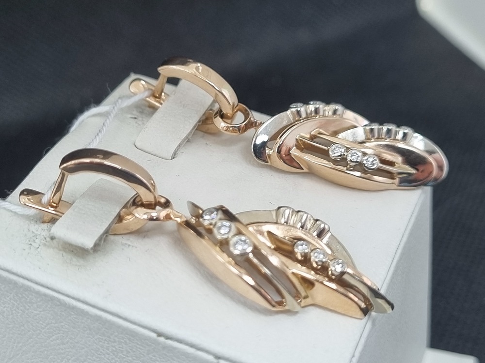 СЕРЬГИ БРИЛЛИАНТ (Au 585)