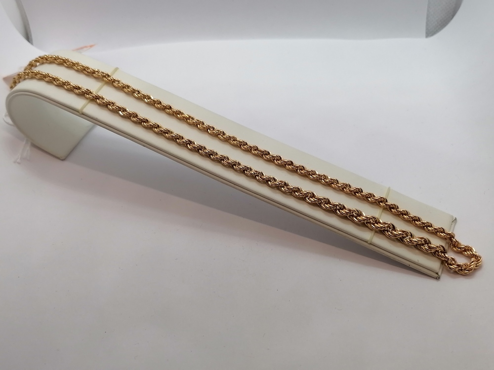 ЦЛВР585 ЦЕПЬ ПОЛНОВЕСНАЯ Веревка (Au 585)