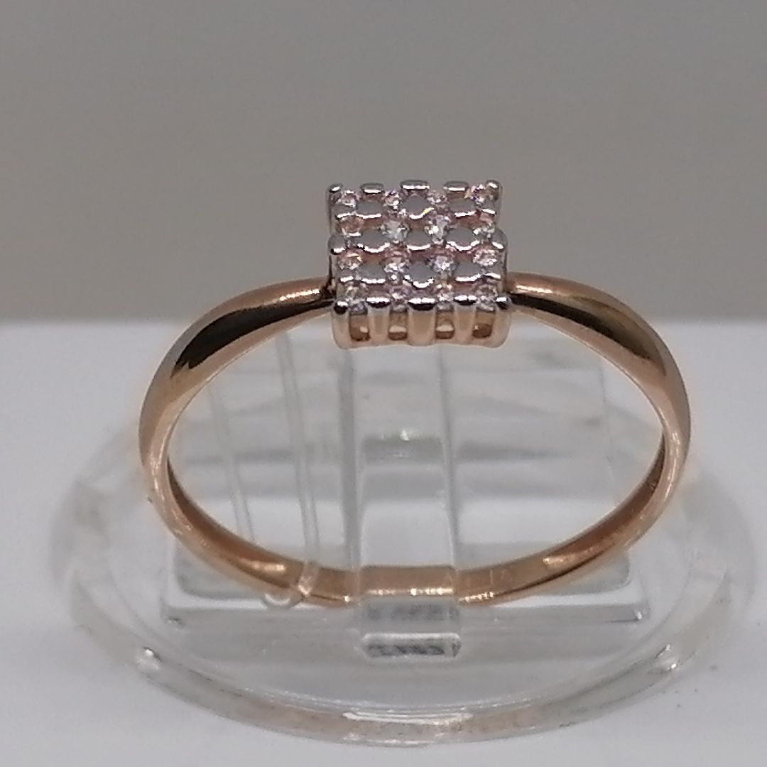 019249 КОЛЬЦО С КАМНЯМИ (Au 585)