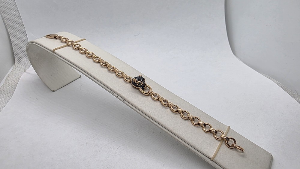 Б585 БРАСЛЕТ С КАМНЯМИ (Au 585)