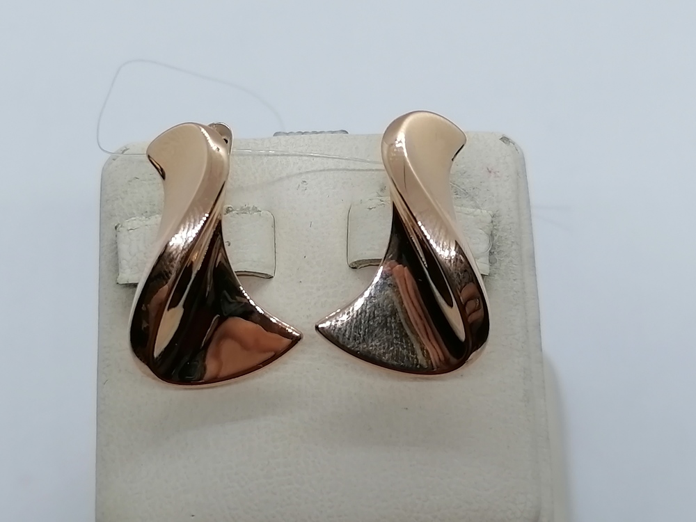 СЕРЬГИ БЕЗ КАМНЯ (Au 585)