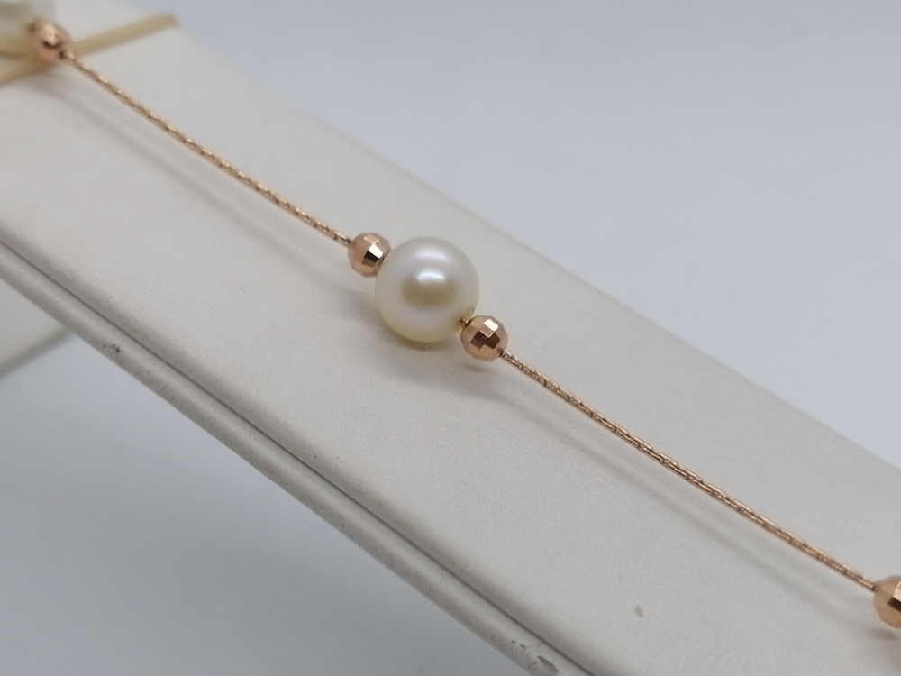 Б585 БРАСЛЕТ С КАМНЯМИ (Au 585)