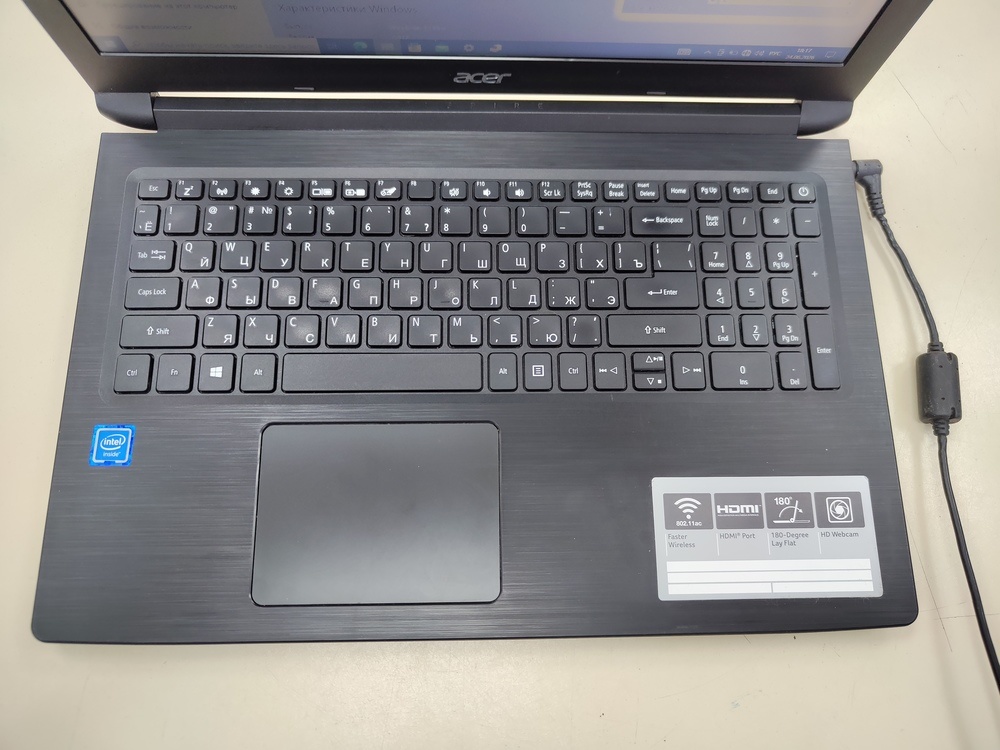 Ноутбук Acer A315-33; Celeron N3060, HD Graphics, 4 Гб, Нет, 500 Гб