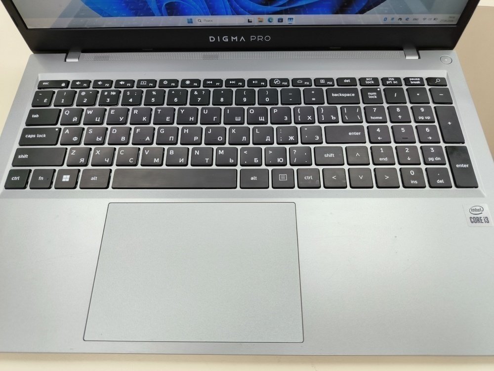 Ноутбук DIGMA; Core i3-1005G1, Intel UHD Graphics, 8 Гб, 500 Гб, Нет