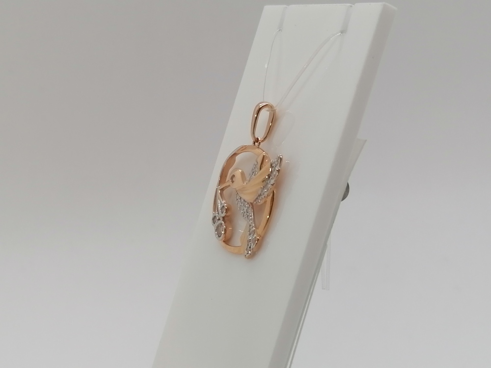 ПОДВЕСКА С КАМНЯМИ (Au 585)