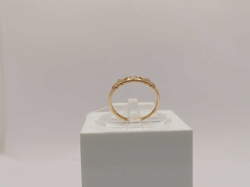 014431-1102 КОЛЬЦО С КАМНЯМИ (Au 585)