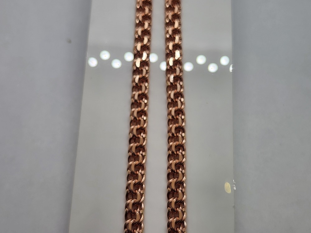 ЦЕПЬ ПУСТОТЕЛАЯ Бисмарк (Au 585)