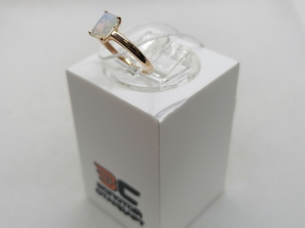 КОЛКМ585 КОЛЬЦО С КАМНЕМ (Au 585)