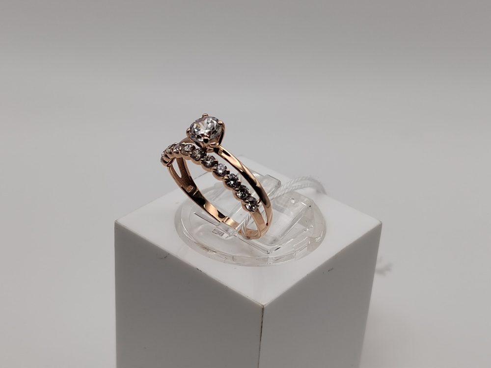 КОЛКМИ585 КОЛЬЦО С КАМНЯМИ (Au 585)