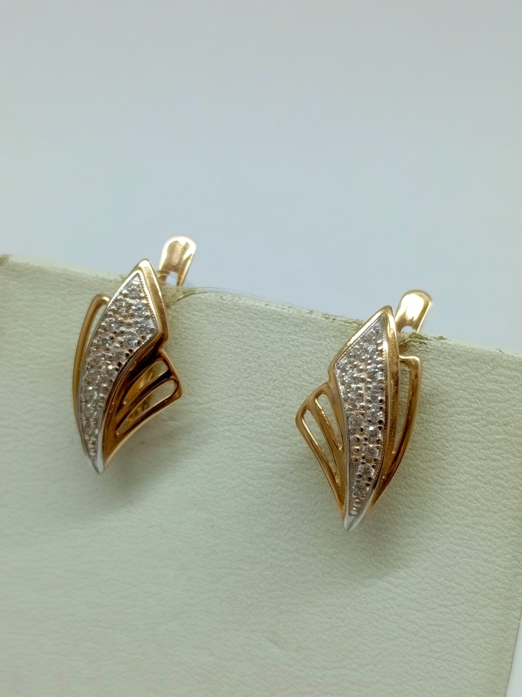 СЕРЬГИ С КАМНЯМИ (Au 585)