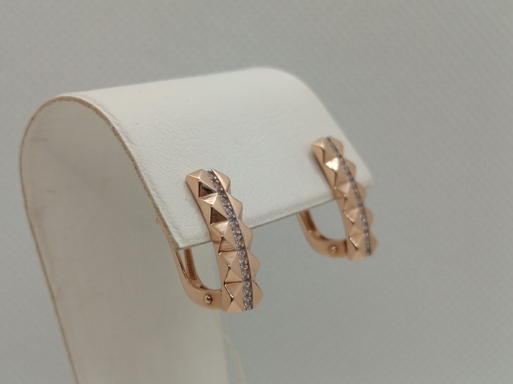 СЕРЬГИ С КАМНЯМИ (Au 585)