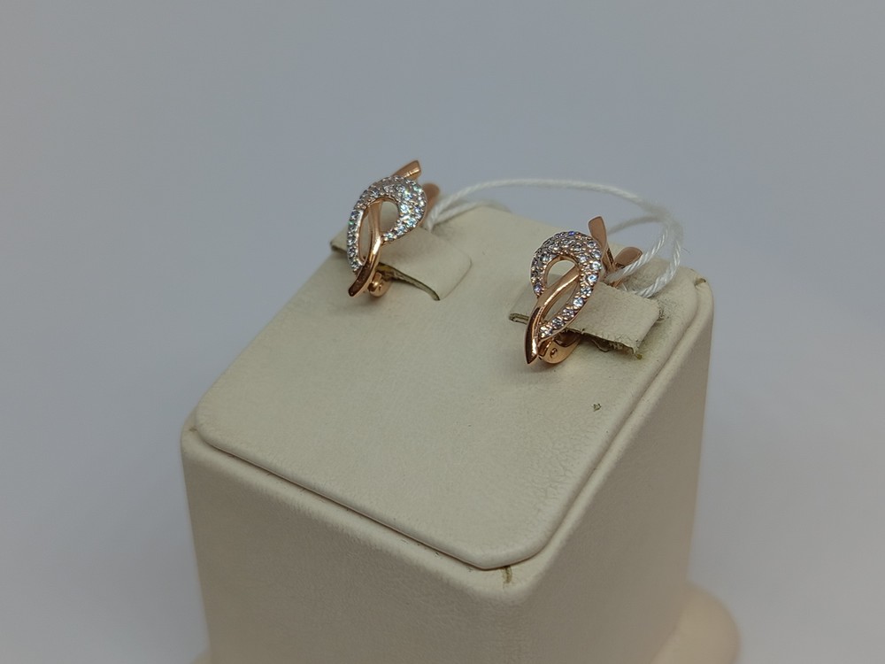 СЕРЬГИ С КАМНЯМИ (Au 585)