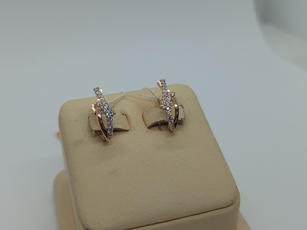 СЕРЬГИ С КАМНЯМИ (Au 585)