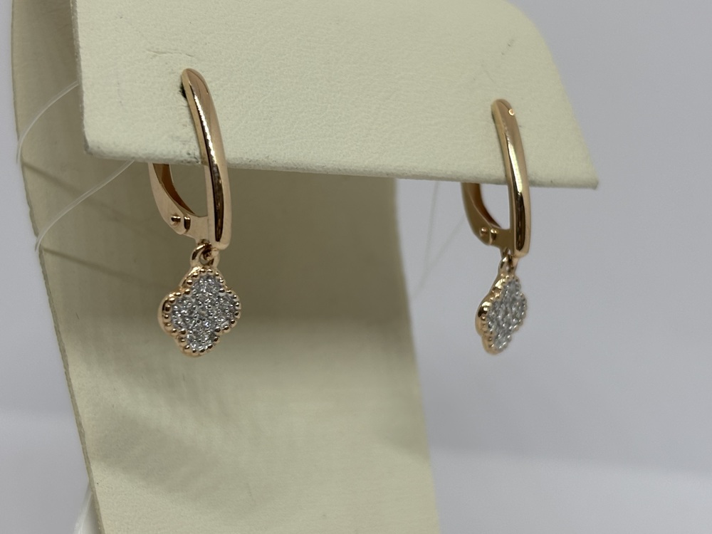 СЕРЬГИ С КАМНЯМИ (Au 585)