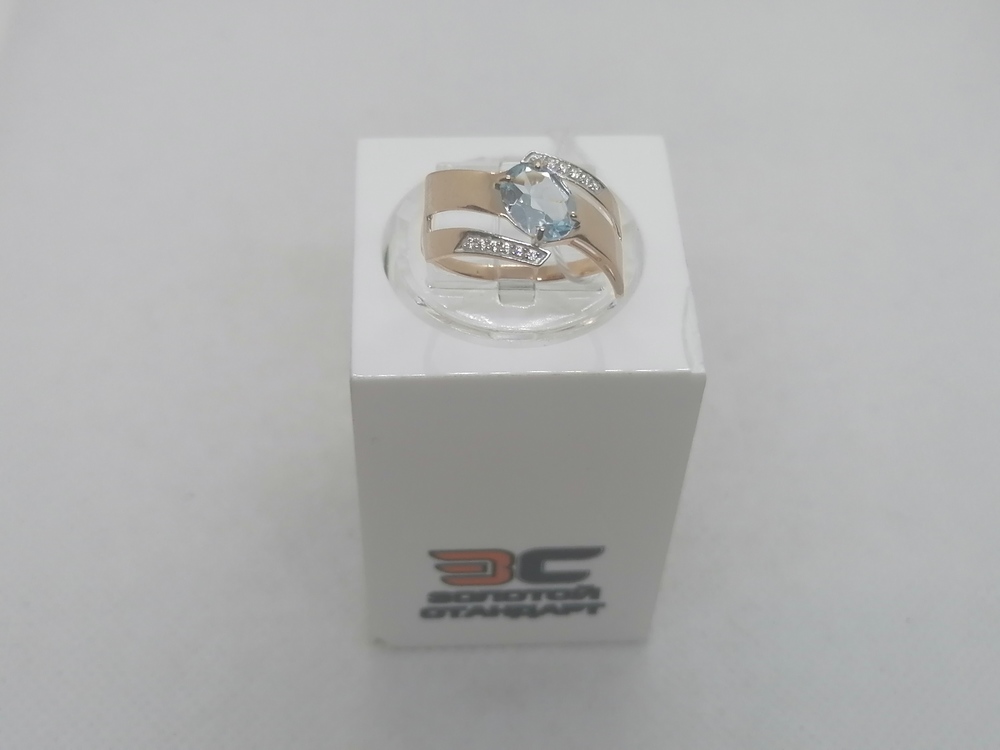 КОЛКМИ585 КОЛЬЦО С КАМНЯМИ (Au 585)