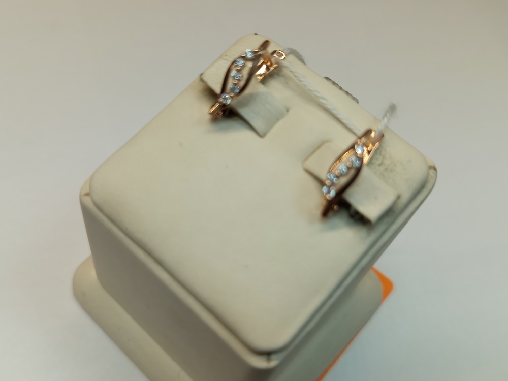 СЕРЬГИ С КАМНЯМИ (Au 585)