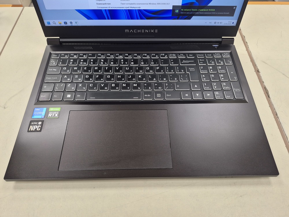 Ноутбук Machenike S16; Core I5-12450H, GeForce RTX 3050, 16 Гб, 512 GB, Нет