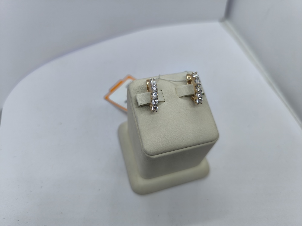 СЕРЬГИ С КАМНЯМИ (Au 585)