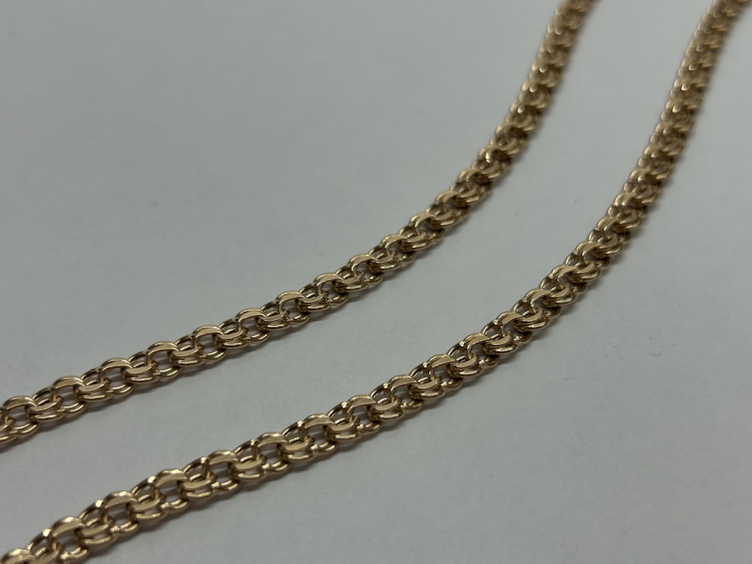 ЦЕПЬ ПУСТОТЕЛАЯ Бисмарк (Au 585)