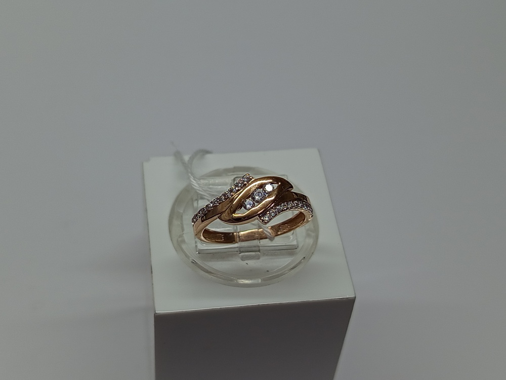 КОЛКМИ585 КОЛЬЦО С КАМНЯМИ (Au 585)