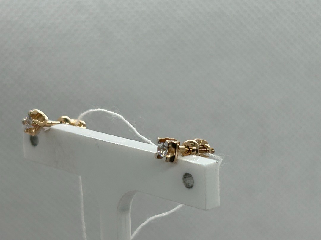 СПУС585 СЕРЬГИ ПУСЕТЫ (Au 585)