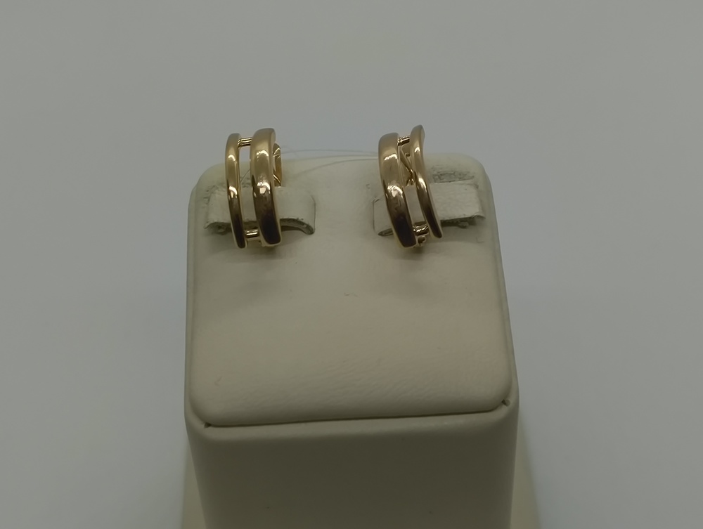 СЕРЬГИ БЕЗ КАМНЯ (Au 585)