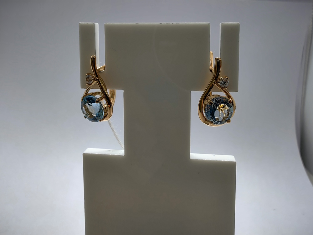 СКМИ585 СЕРЬГИ С КАМНЯМИ (Au 585) СКМИ585 СЕРЬГИ С КАМНЯМИ (Au 585)