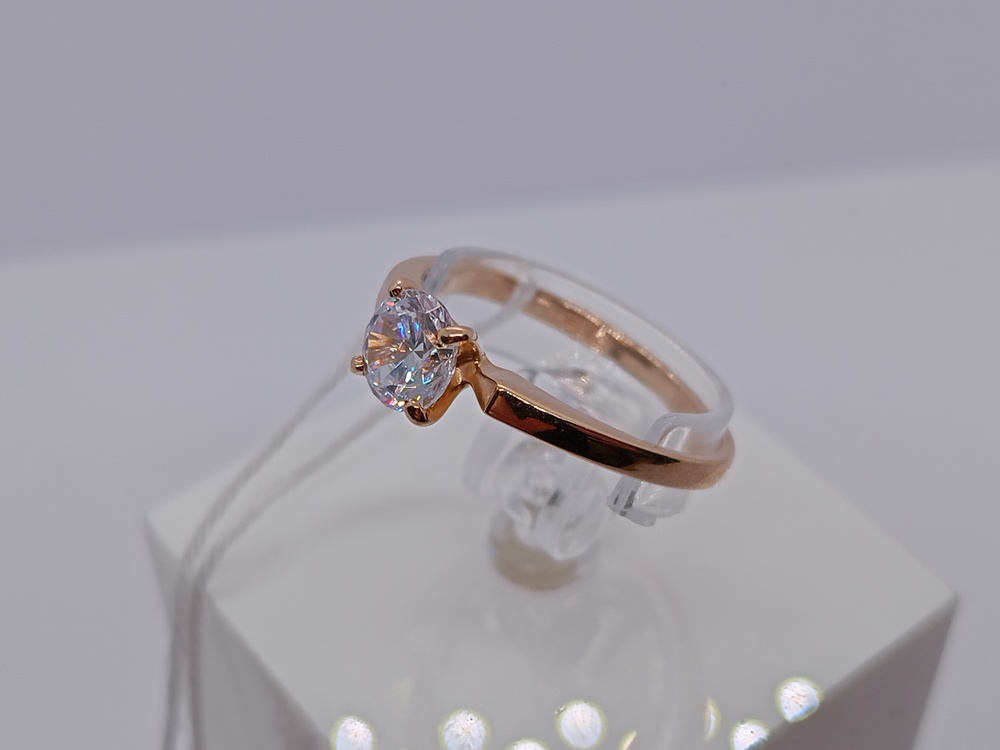 КОЛКМ585 КОЛЬЦО С КАМНЕМ (Au 585)