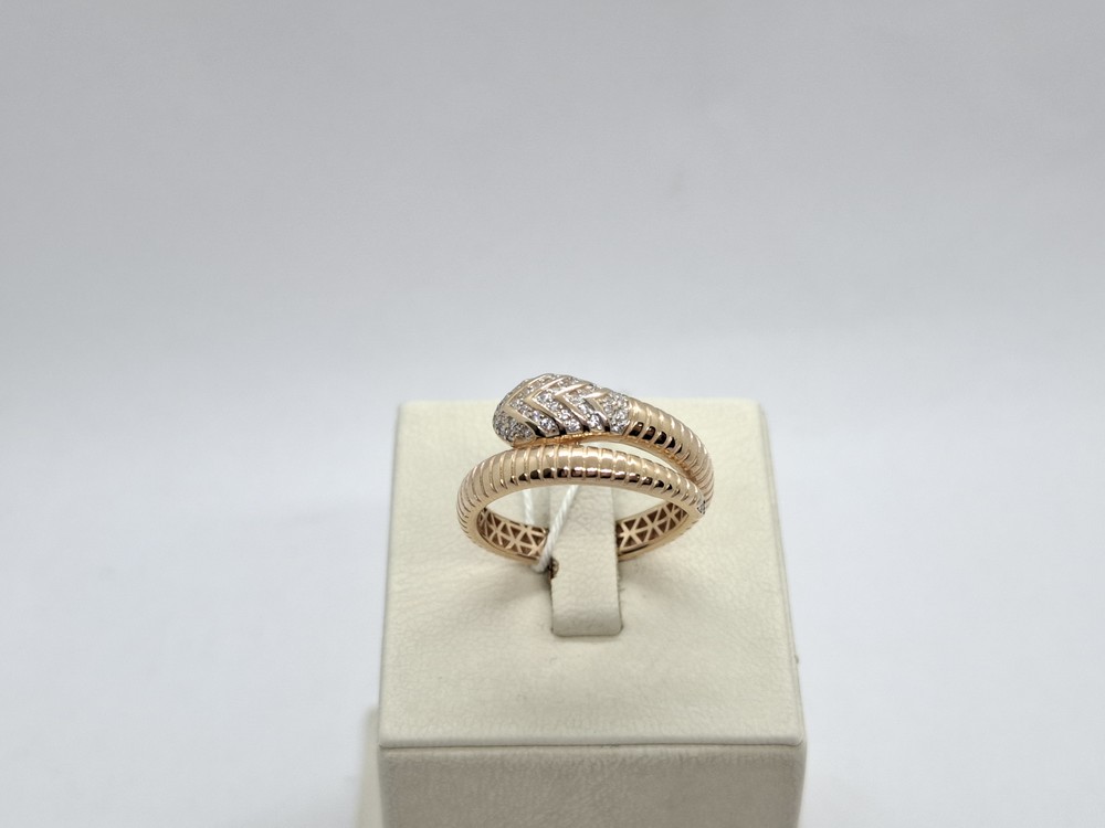 КОЛКМИ585 КОЛЬЦО С КАМНЯМИ (Au 585)