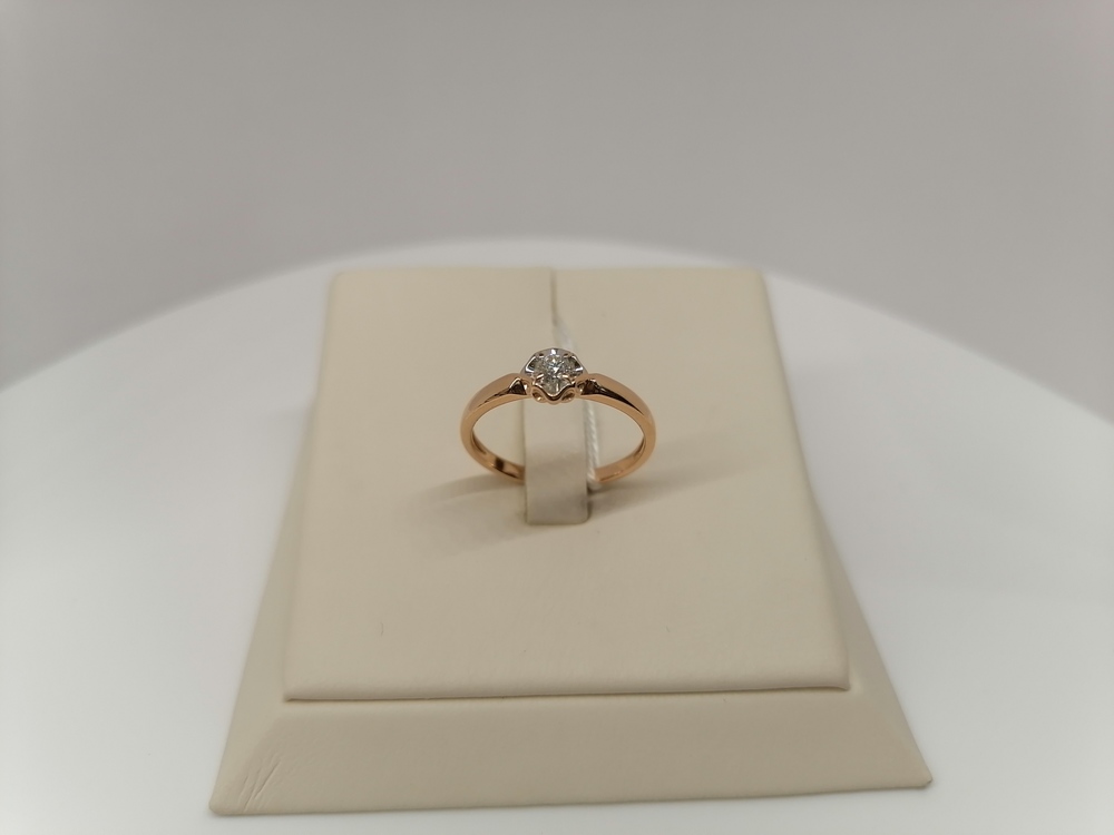 КОЛЬЦО БРИЛЛИАНТ Au 585