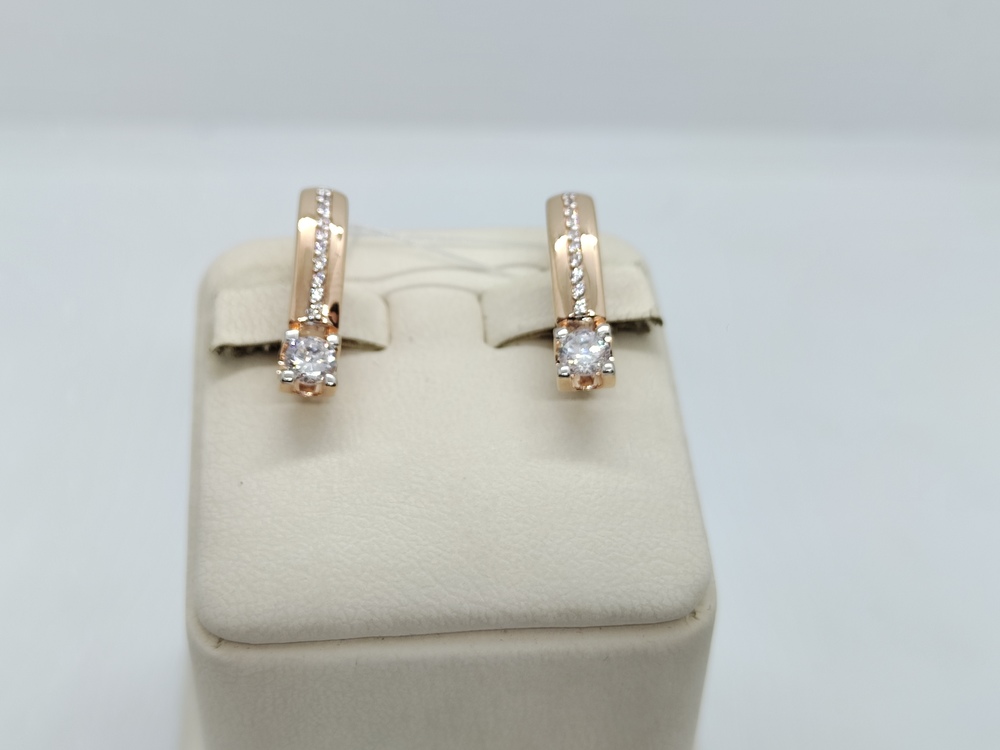 СЕРЬГИ С КАМНЯМИ (Au 585)