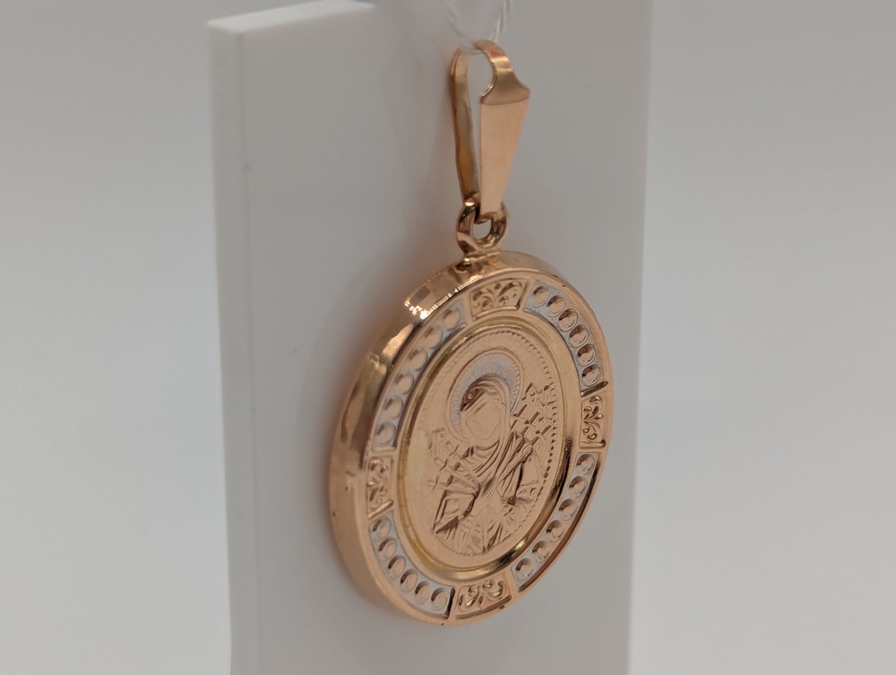 ПОДИБК585 ПОДВЕСКА ИКОНА БЕЗ КАМНЯ (Au 585)