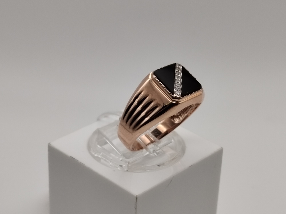 ПЕЧКМИ585 ПЕЧАТКА С КАМНЯМИ (Au 585)