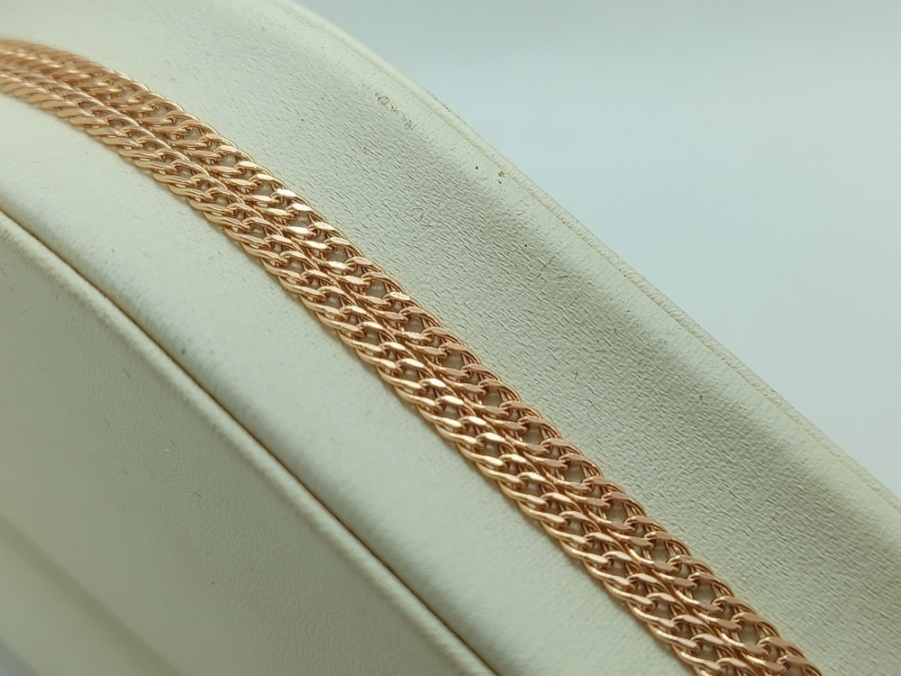 ЦПР2585 ЦЕПЬ ПУСТОТЕЛАЯ Ромб двойной (Au 585)