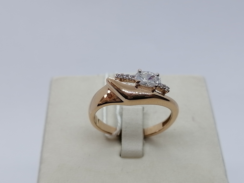 КОЛКМИ585 КОЛЬЦО С КАМНЯМИ (Au 585)
