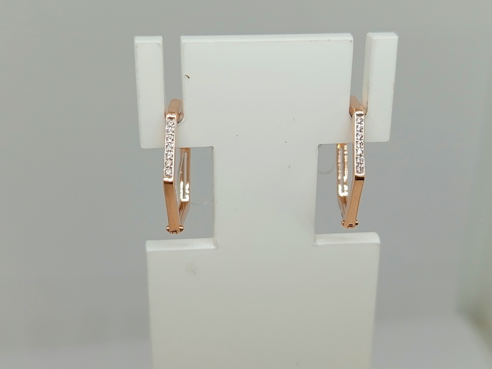 СЕРЬГИ С КАМНЯМИ (Au 585)