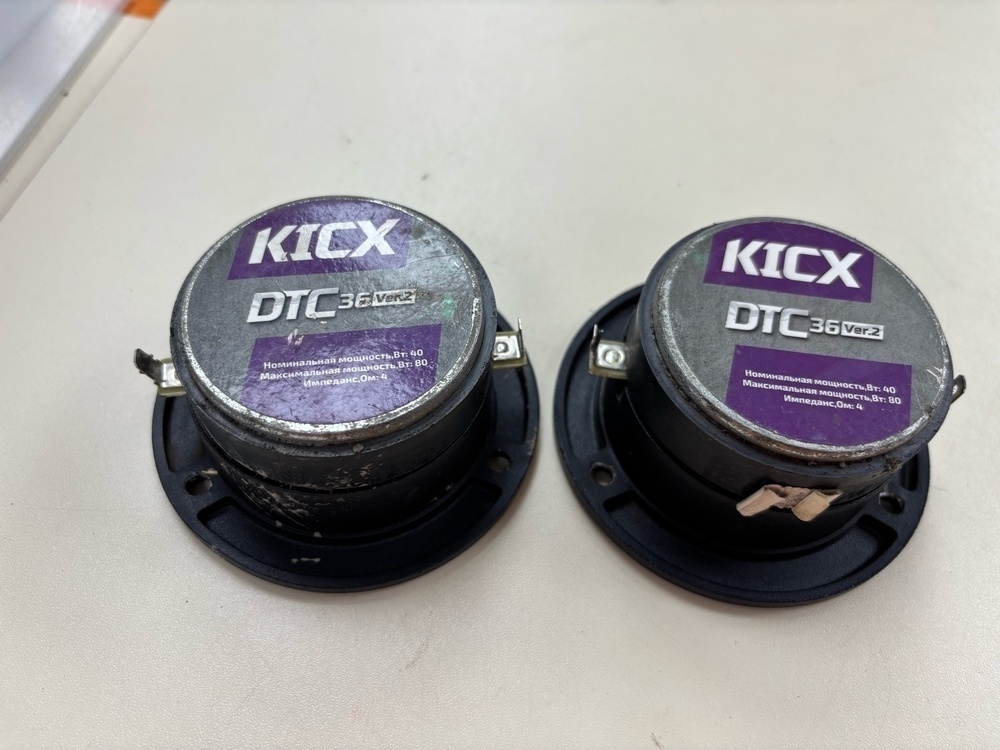 Автоакустика передняя Kicx DTC 36 VER2