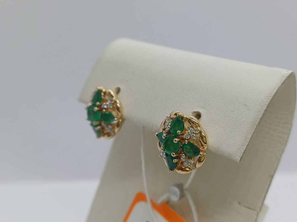 СЕРЬГИ БРИЛЛИАНТ (Au 585)