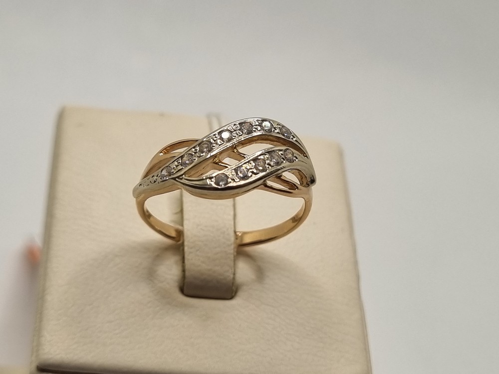 КОЛКМИ585 КОЛЬЦО С КАМНЯМИ (Au 585)