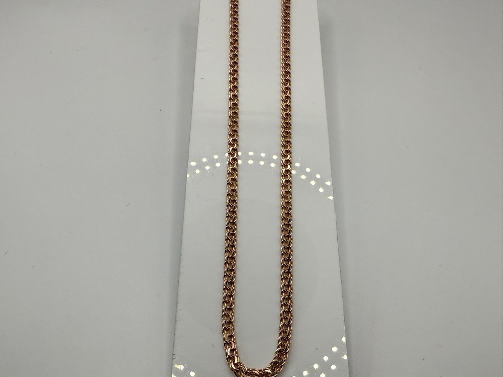 ЦЕПЬ ПУСТОТЕЛАЯ Бисмарк (Au 585)