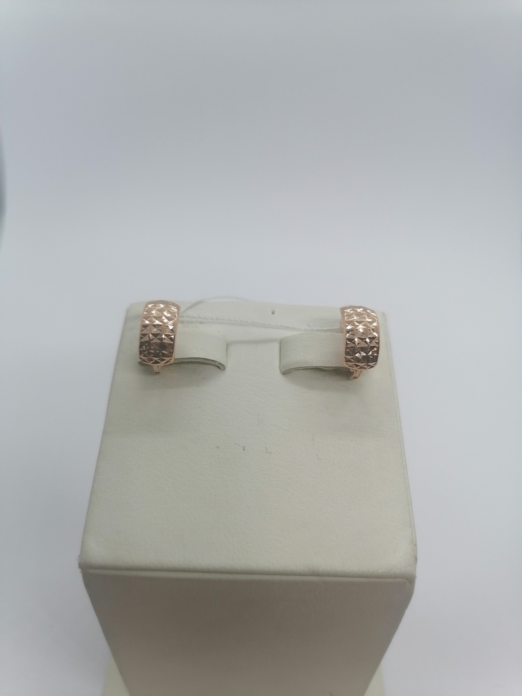 СЕРЬГИ БЕЗ КАМНЯ (Au 585)