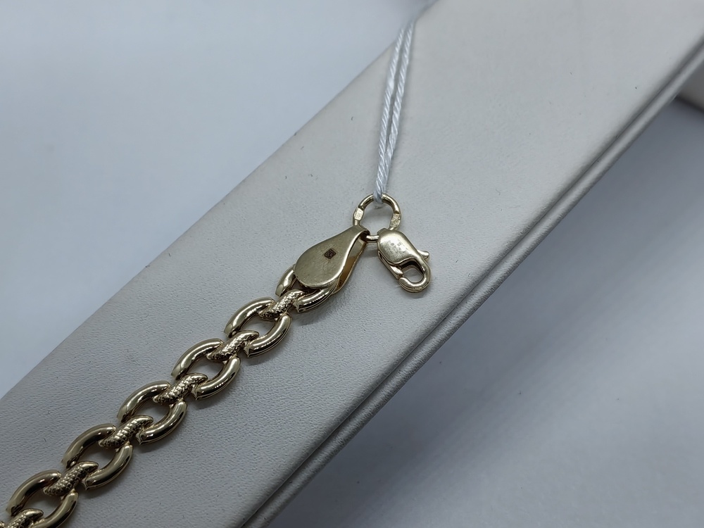 БРАСЛЕТ ПУСТОТЕЛЫЙ Фантазия Au 585