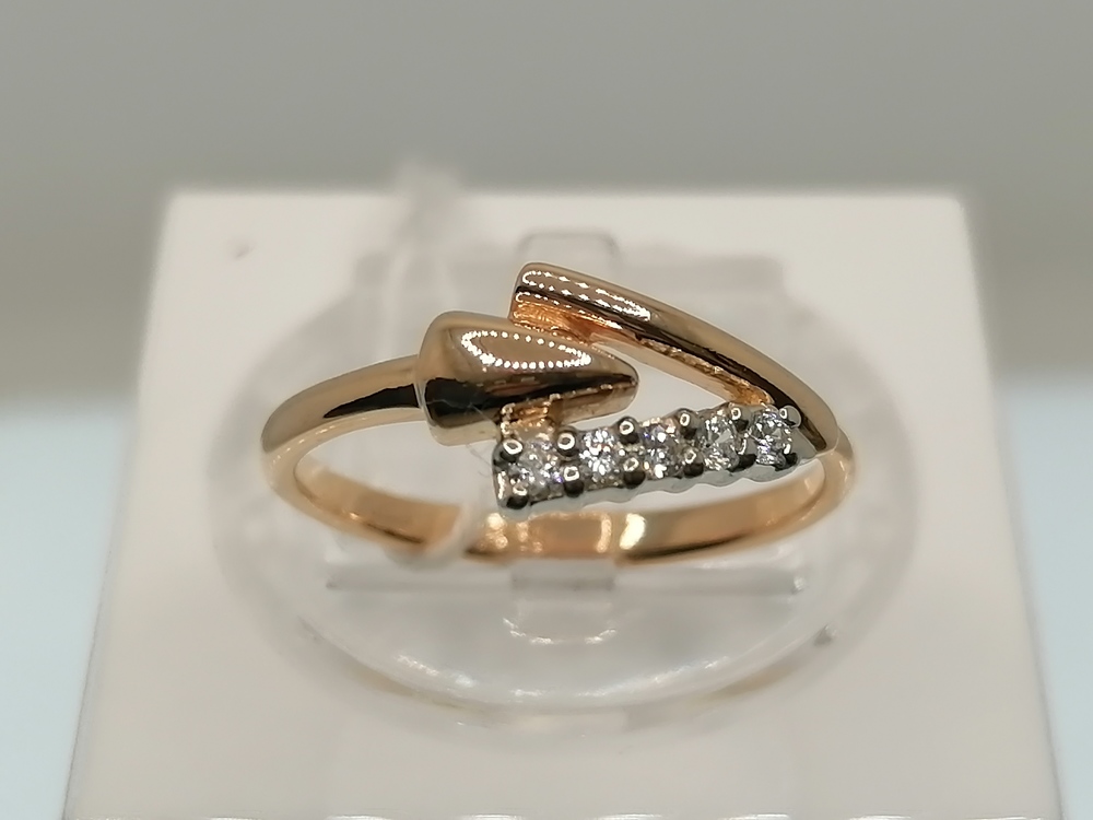 КОЛКМИ585 КОЛЬЦО С КАМНЯМИ (Au 585)