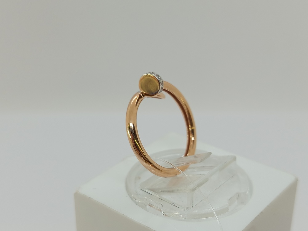 КОЛЬЦО С КАМНЯМИ (Au 585)